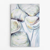 Light neutral color sea shells - still life painting close up of sea shells - canvas print - 24x36 inches